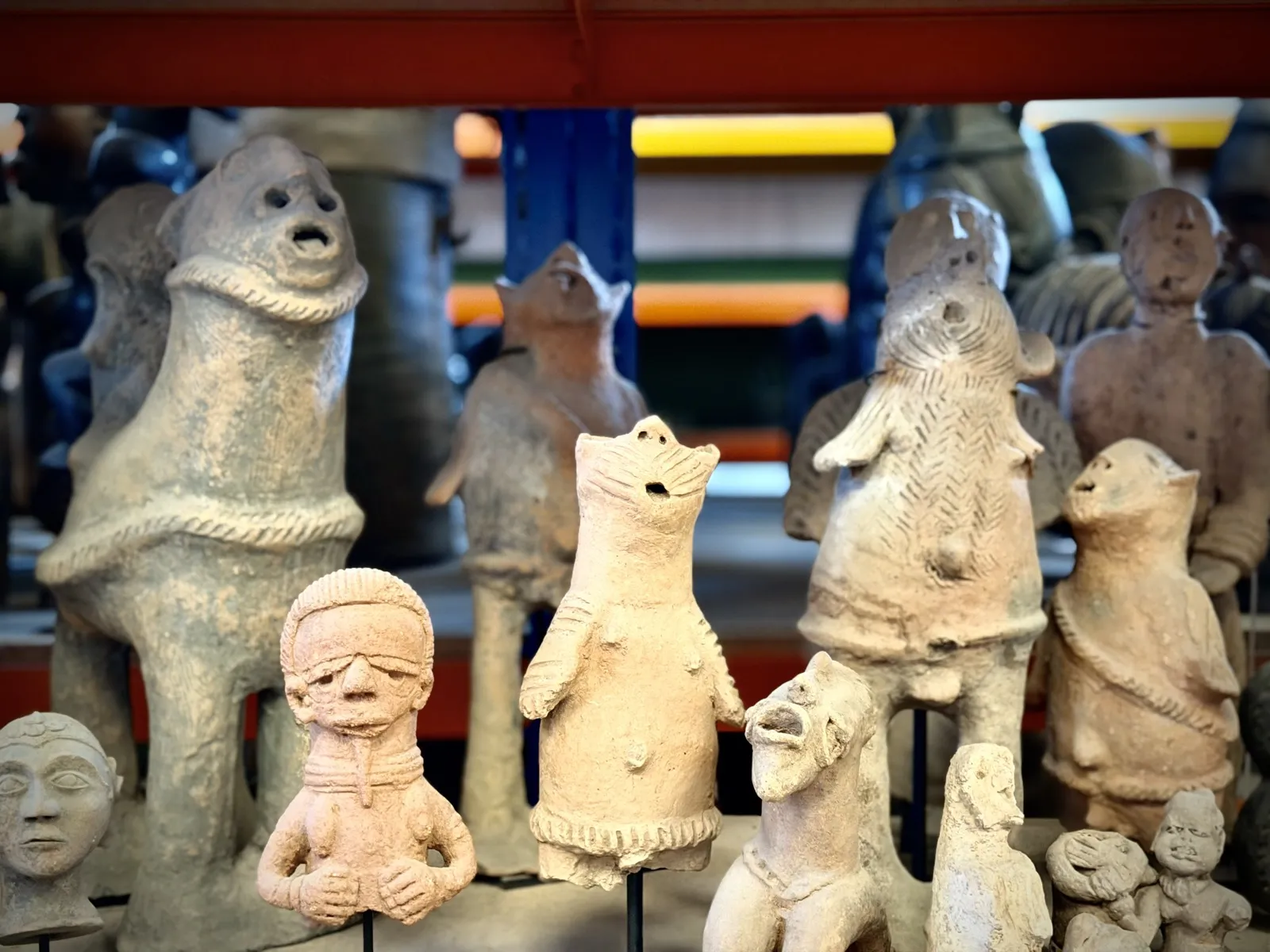 Nok-style terracotta figures